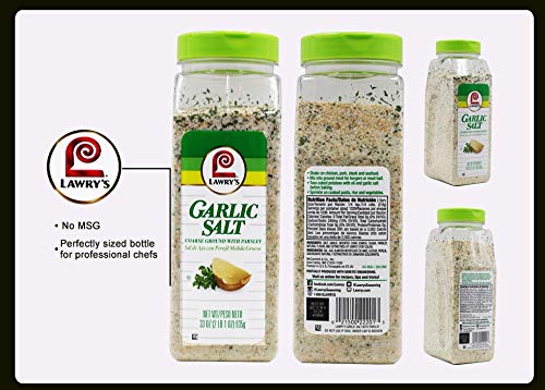 Lawry's Garlic Salt, 33 OZ, 2 Pack.