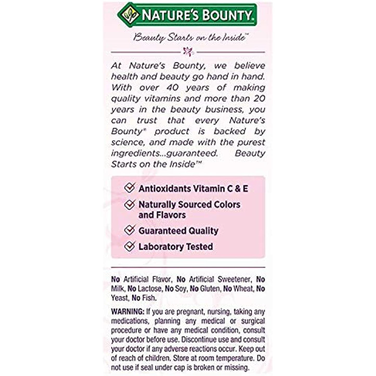 Nature's Bounty Hair, Skin and Nails, 230 Gummies (2 Pack)