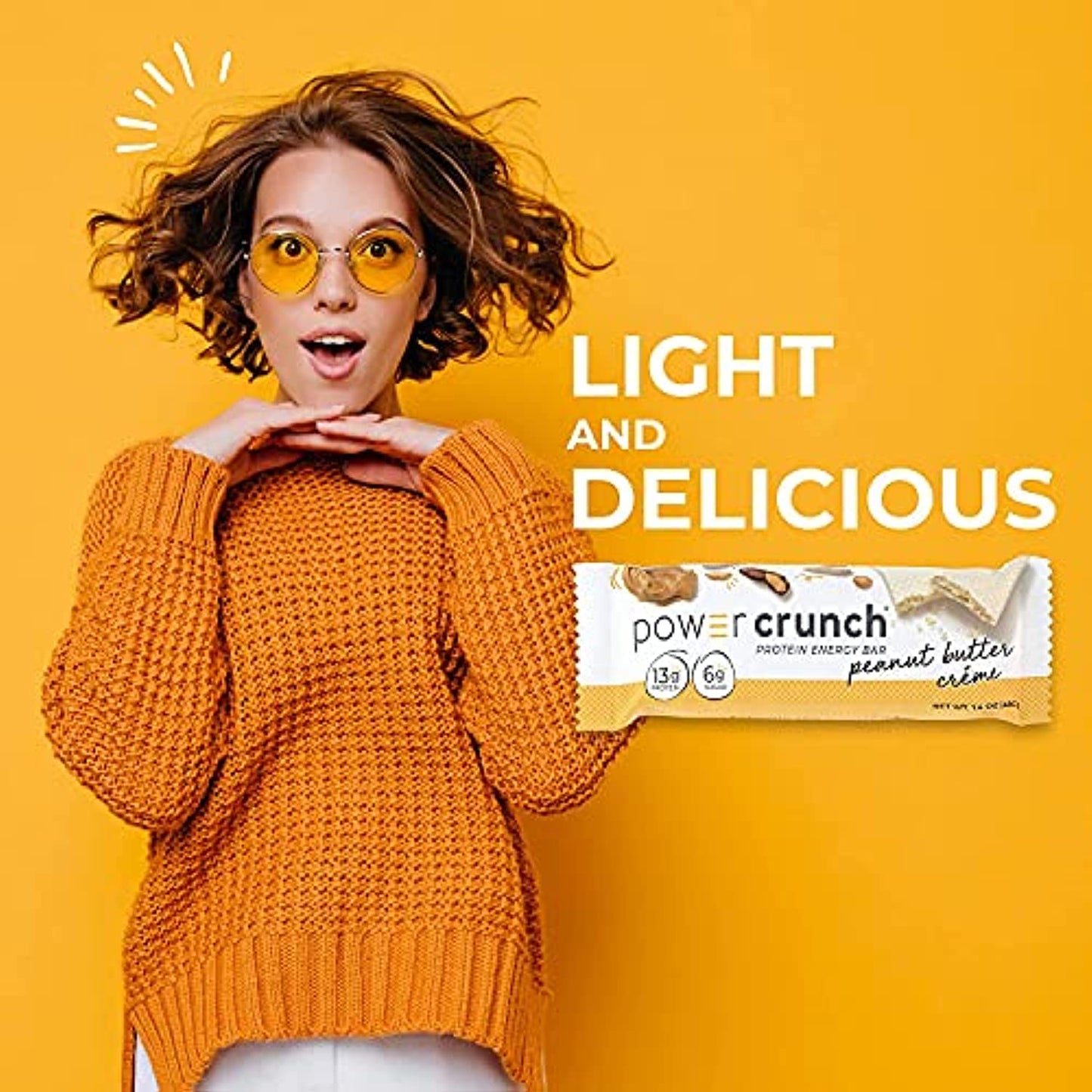 Bionutritional Research Group Power Crunch Bar Peanut Butter Creme 12 Bars ( Value Bulk Multi-pack)