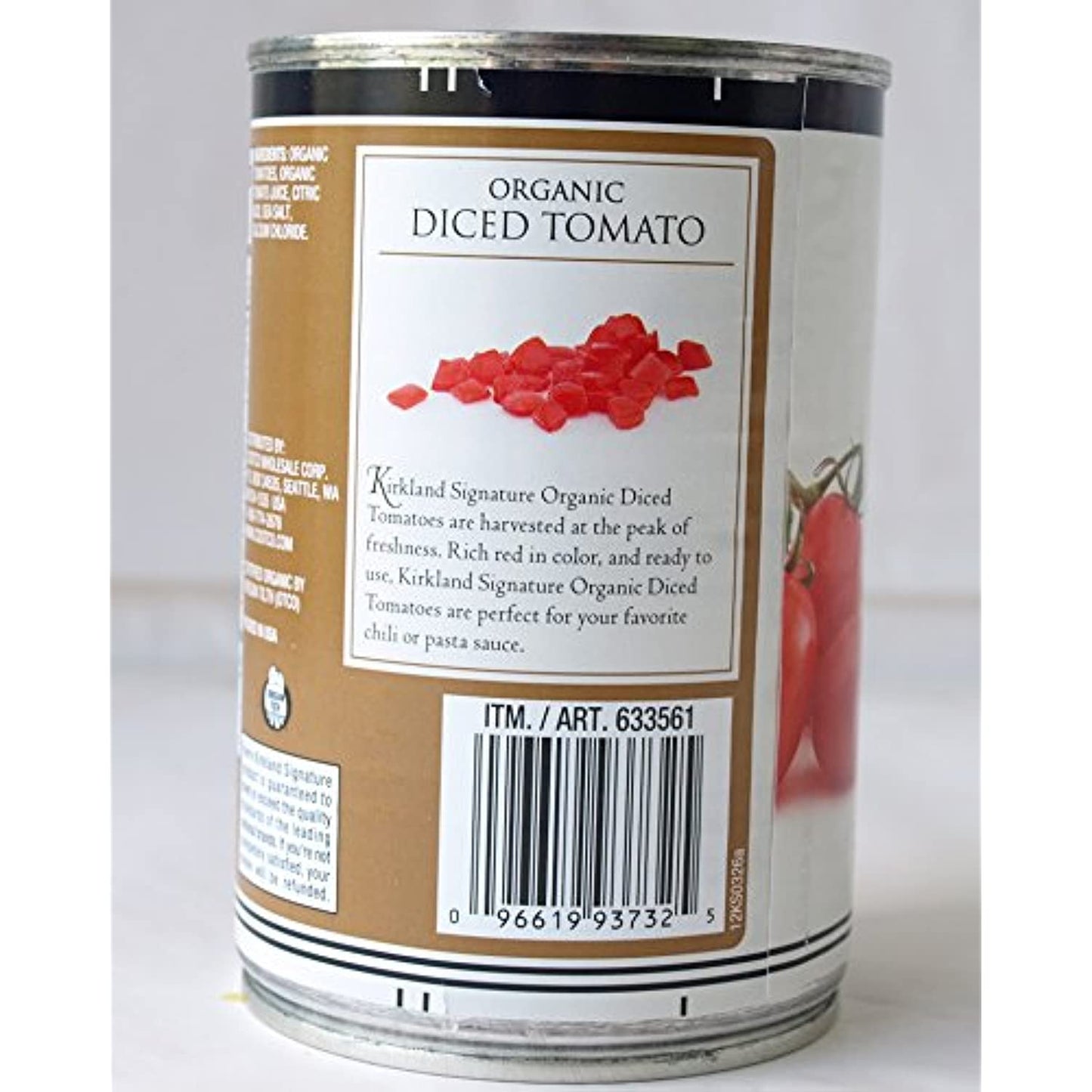 Kirkland Signature Organic Diced Tomato Organic 8 ct 14.5 oz.