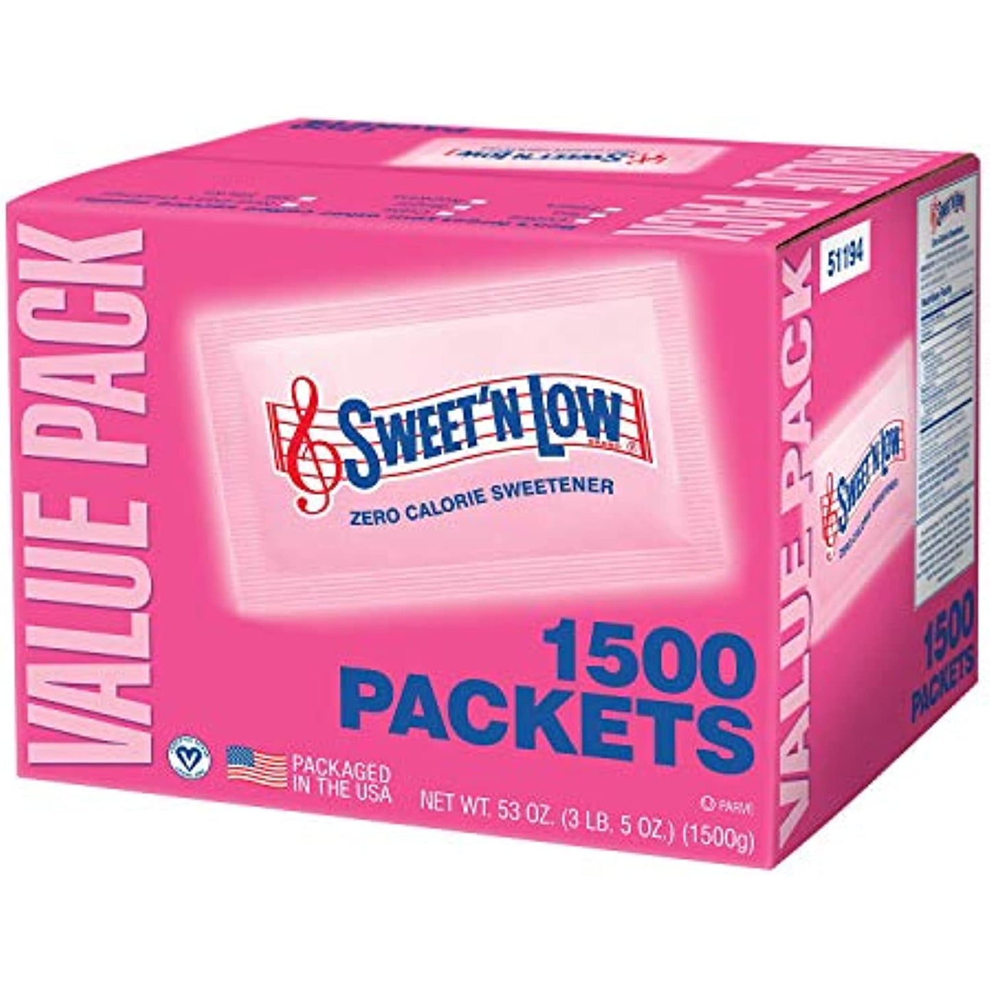 Sweet'N Low (1,500 packets)