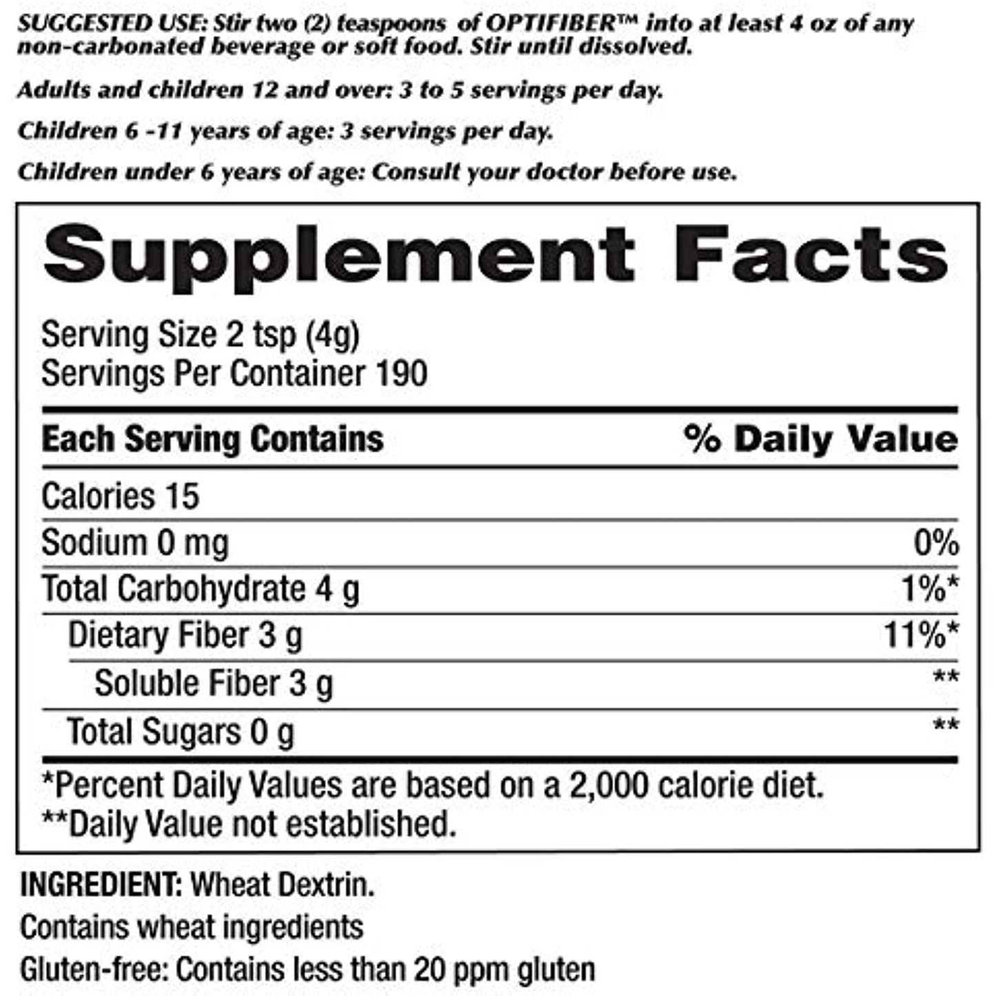 Kirkland Signature OPTIFIBER, 2Pack (25.6 Ounces)