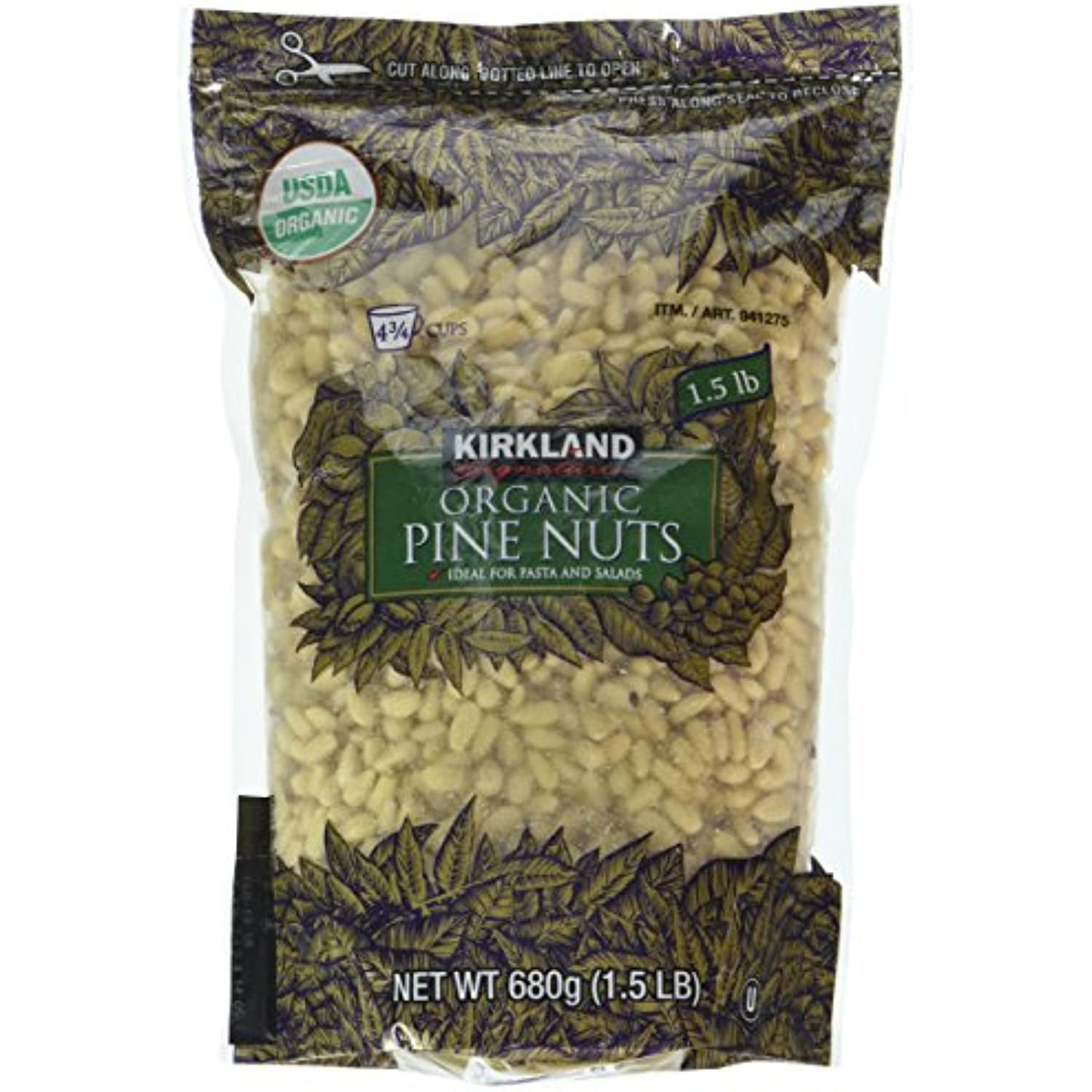 Kirkland Signature Organic Pine Nuts, 680 g