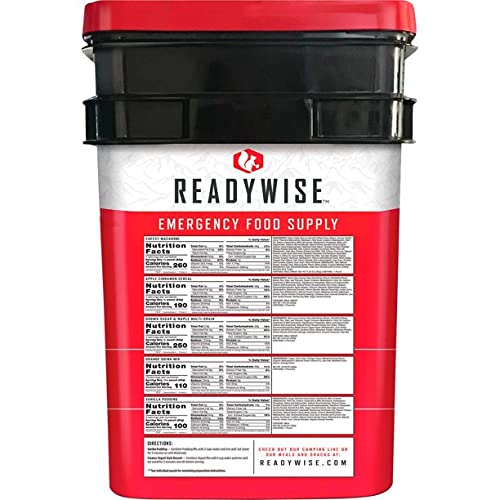 ReadyWise 124 Serving Ultimate Preparedness Pack, 25 Year Shelf Life, Freeze-Dried Survival-Food Disaster Kit, Camping Food, Prepper Supplies, Emergency Supplies