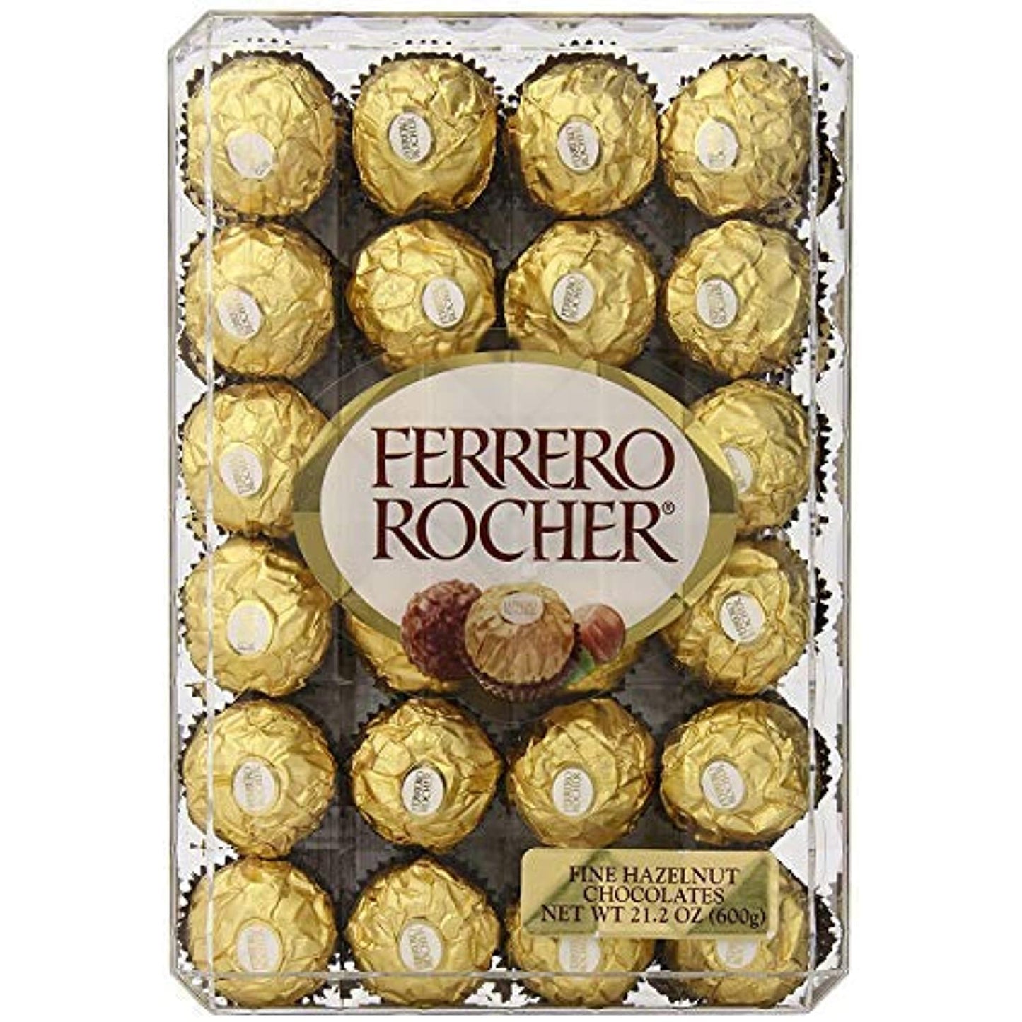 Ferrero Rocher Hazelnut Chocolate, 48 Count (CHOC. CANDY - REGULAR SIZE)