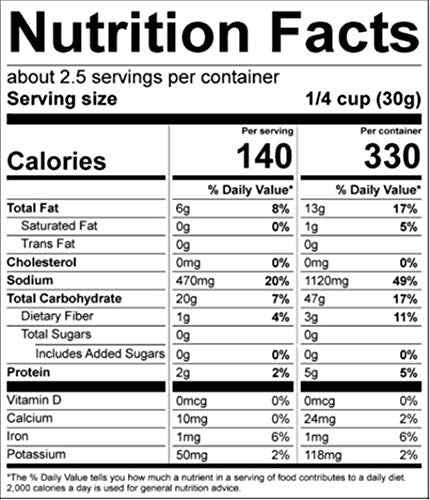 Snak Club Toasted Corn, Tajin Cl�sico Chili & Lime Flavor, Crunchy, Flavorful Low-Cholesterol Individual Snacks, 2.5oz (Pack of 12)