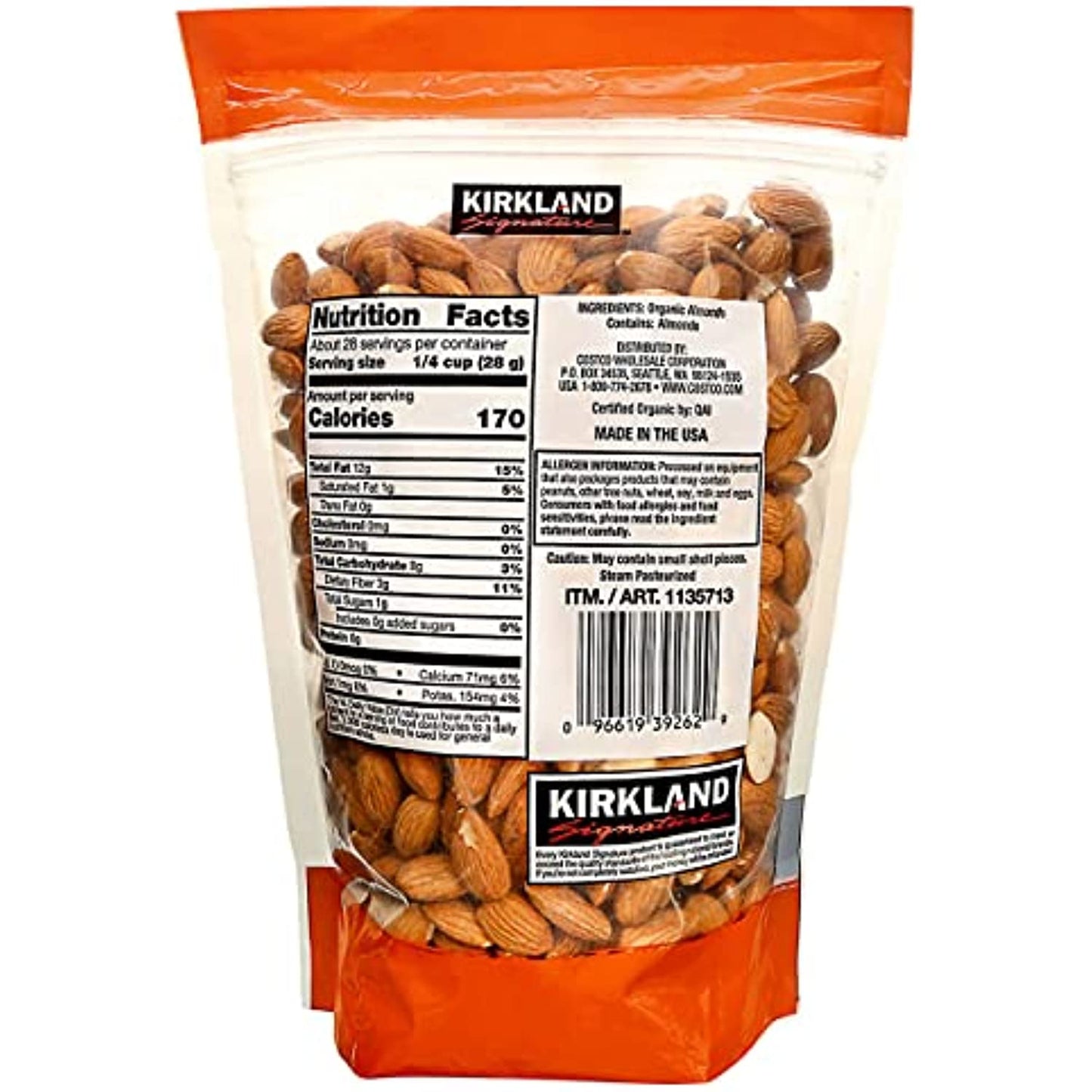 California Organic Almonds 771g