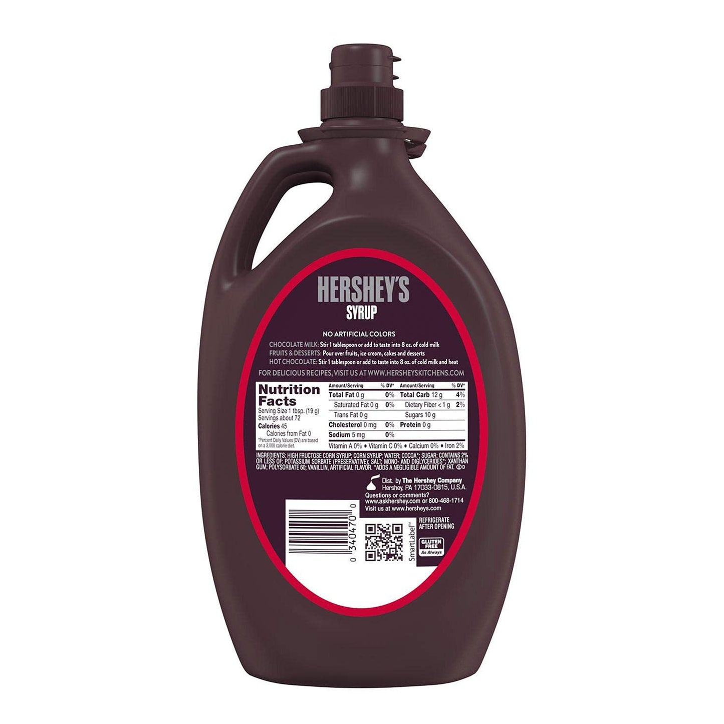 Hershey's Syrup, 48-Ounce Container (Pack of 6)