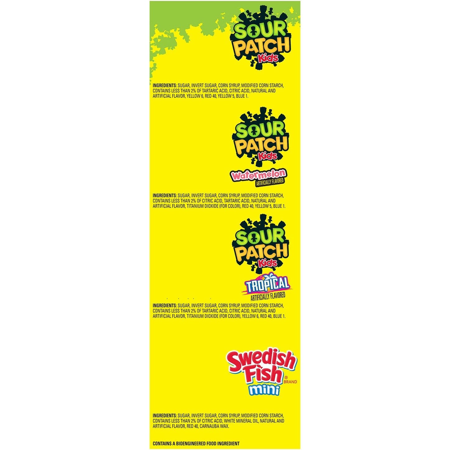 Sour Patch Kids and Swedish Fish Mini Soft and Chewy Candy Variety (200 Count)