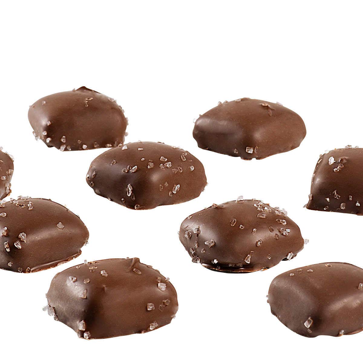Just Grown Sanders Milk Chocolate Sea Salt Caramels - 36 Oz. (Pack of 1)
