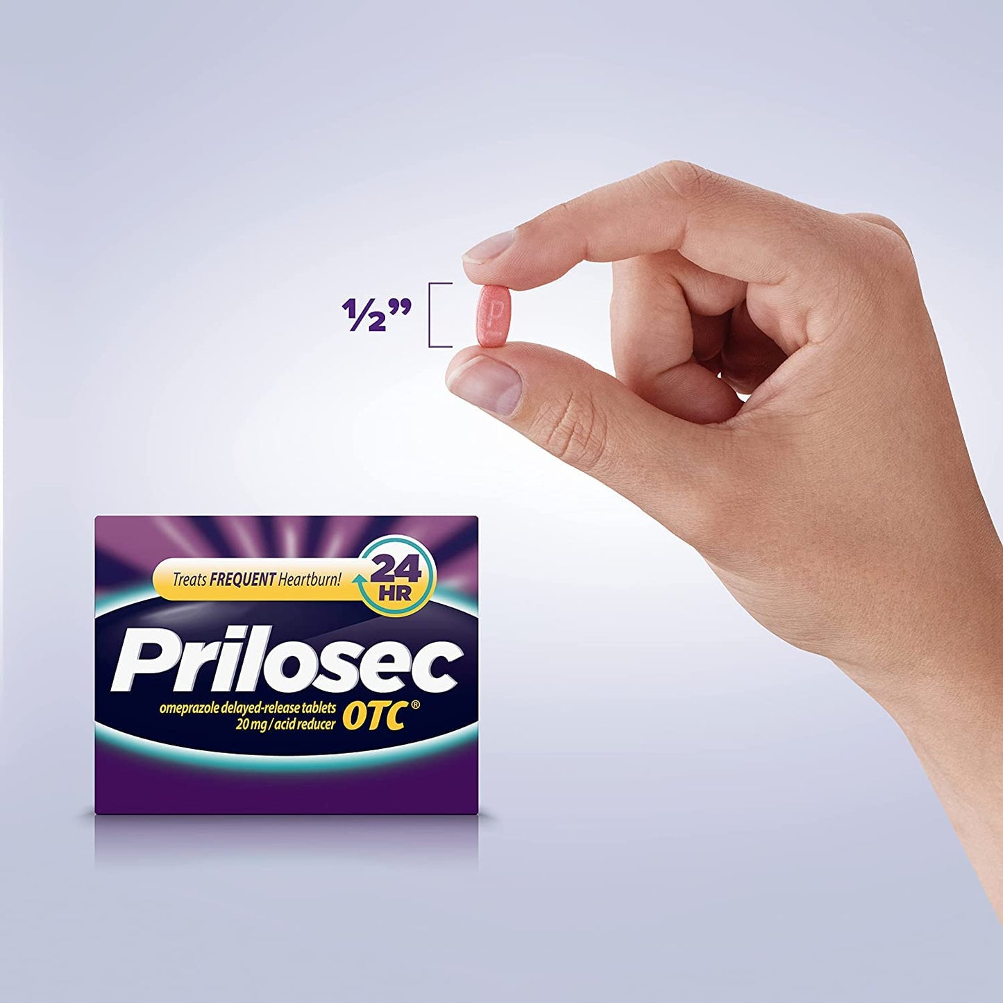 Prilosec OTC Acid Reducer, Delayed-Release Tablets, 2 Pack-84 Count