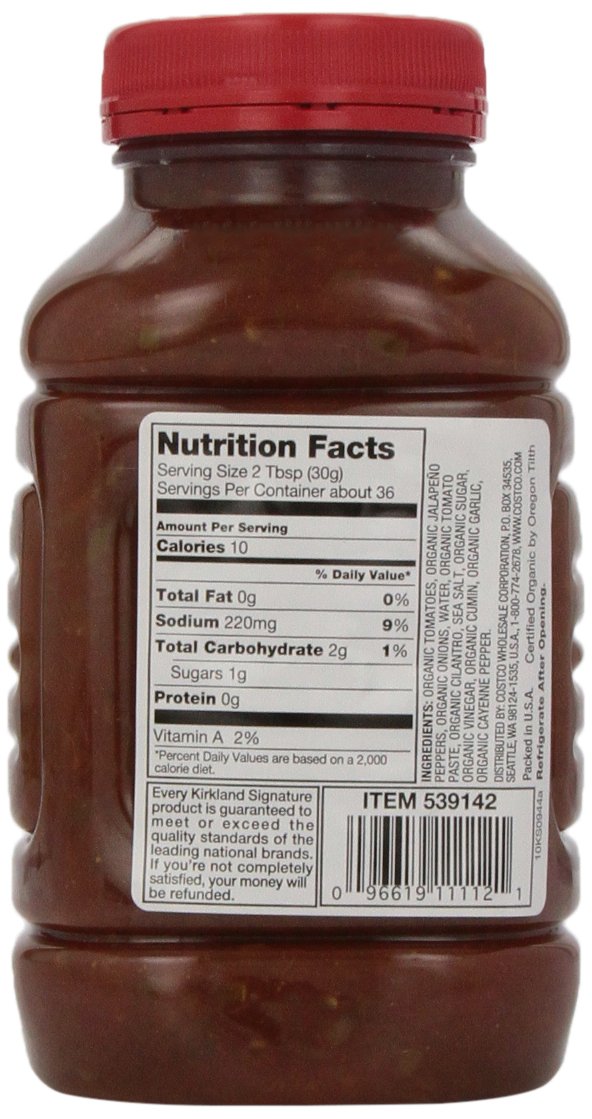 Signature's Organic Salsa, Medium, 38 Ounce (Pack of 2)