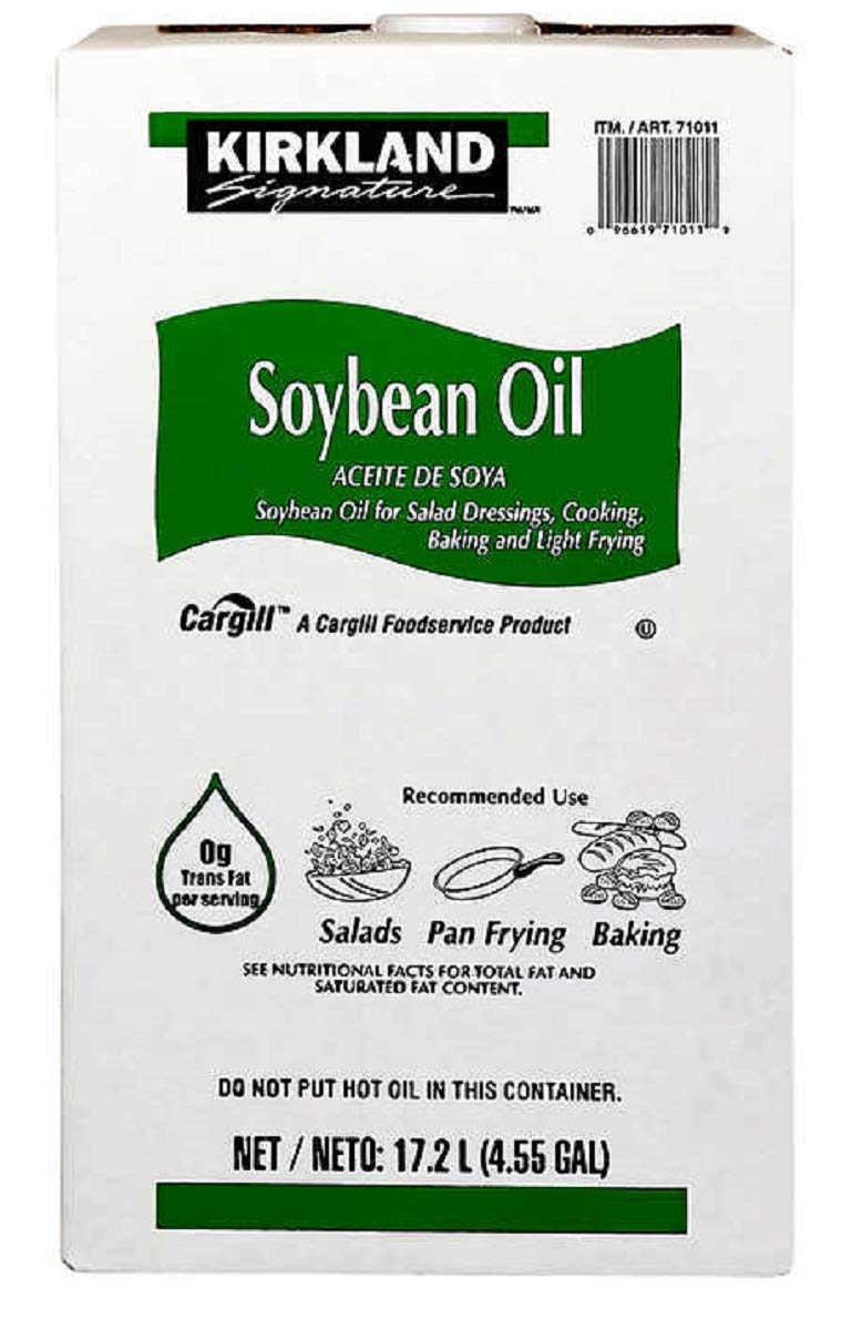 Kirkland Signature Soybean Oil, 35 lbs (17.3 L / 4.55 Gal)