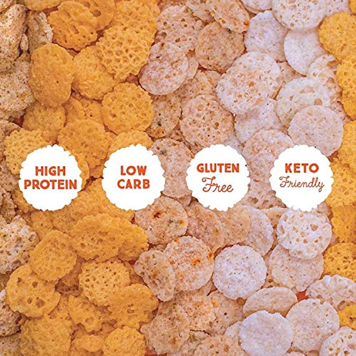 Whisps Parmesan Cheese Crisps | Keto Snack, No Gluten, No Sugar, Low Carb, High Protein | 9.5 ounce