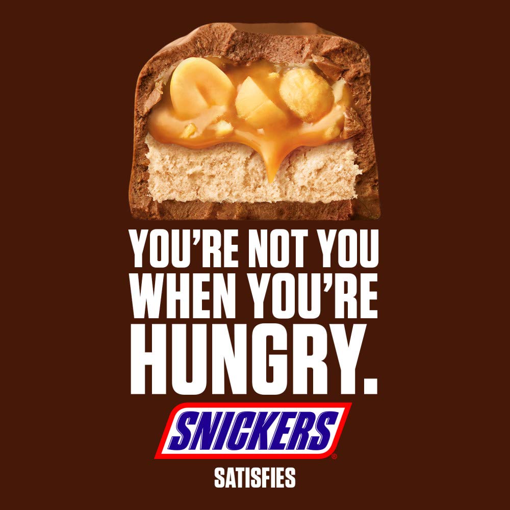 SNICKERS Full Size Bulk Milk Chocolate Candy Bars, 1.86 Ounce (Pack of 48)