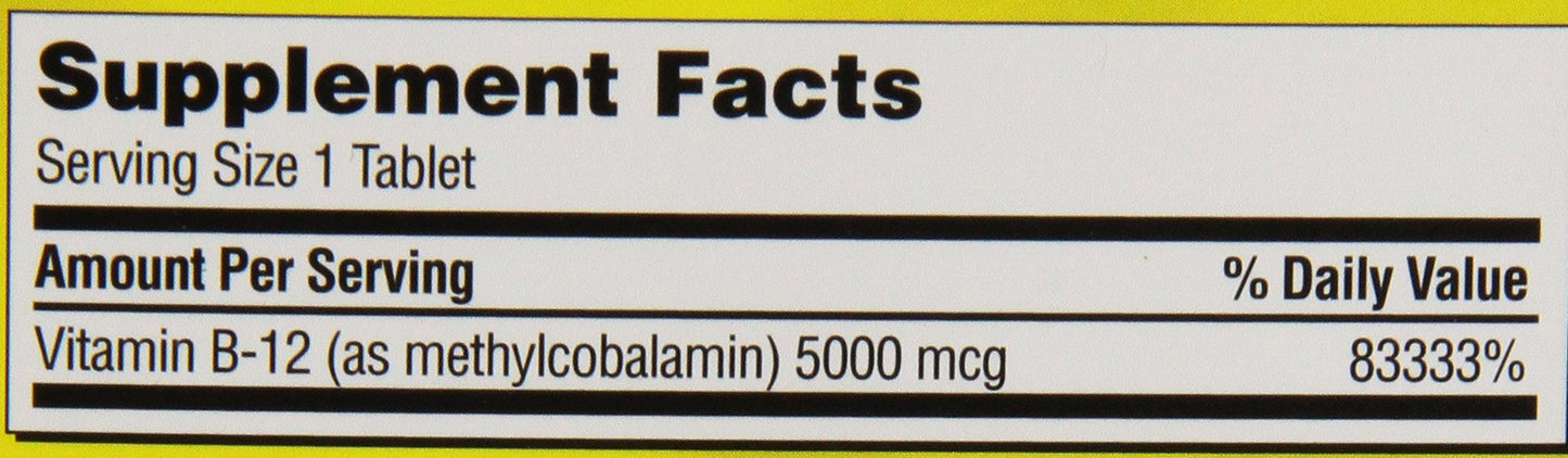 Kirkland Signature Quick Dissolve B-12 5000 mcg., 300 Tablets