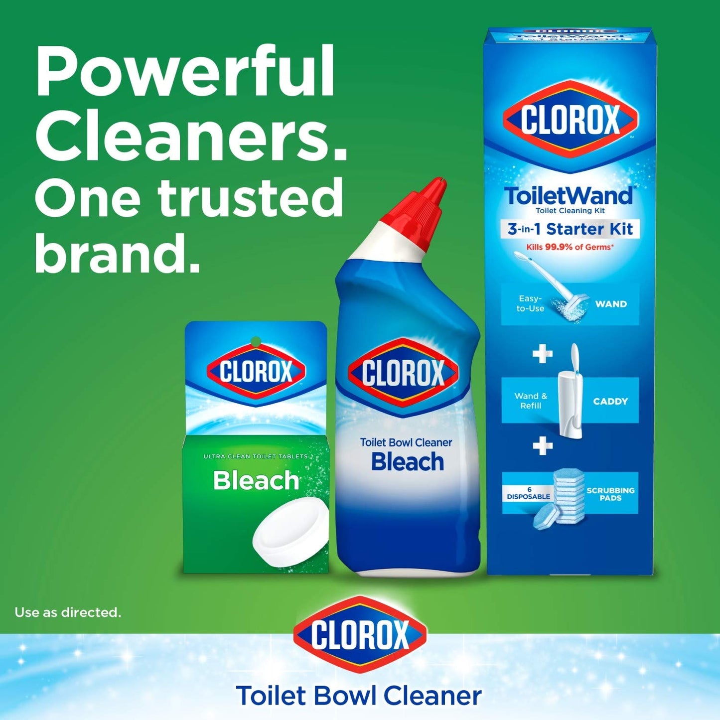 Clorox Ultra Clean Toilet Tablets Bleach 3.53 Ounces, 4 Count (Package May Vary)