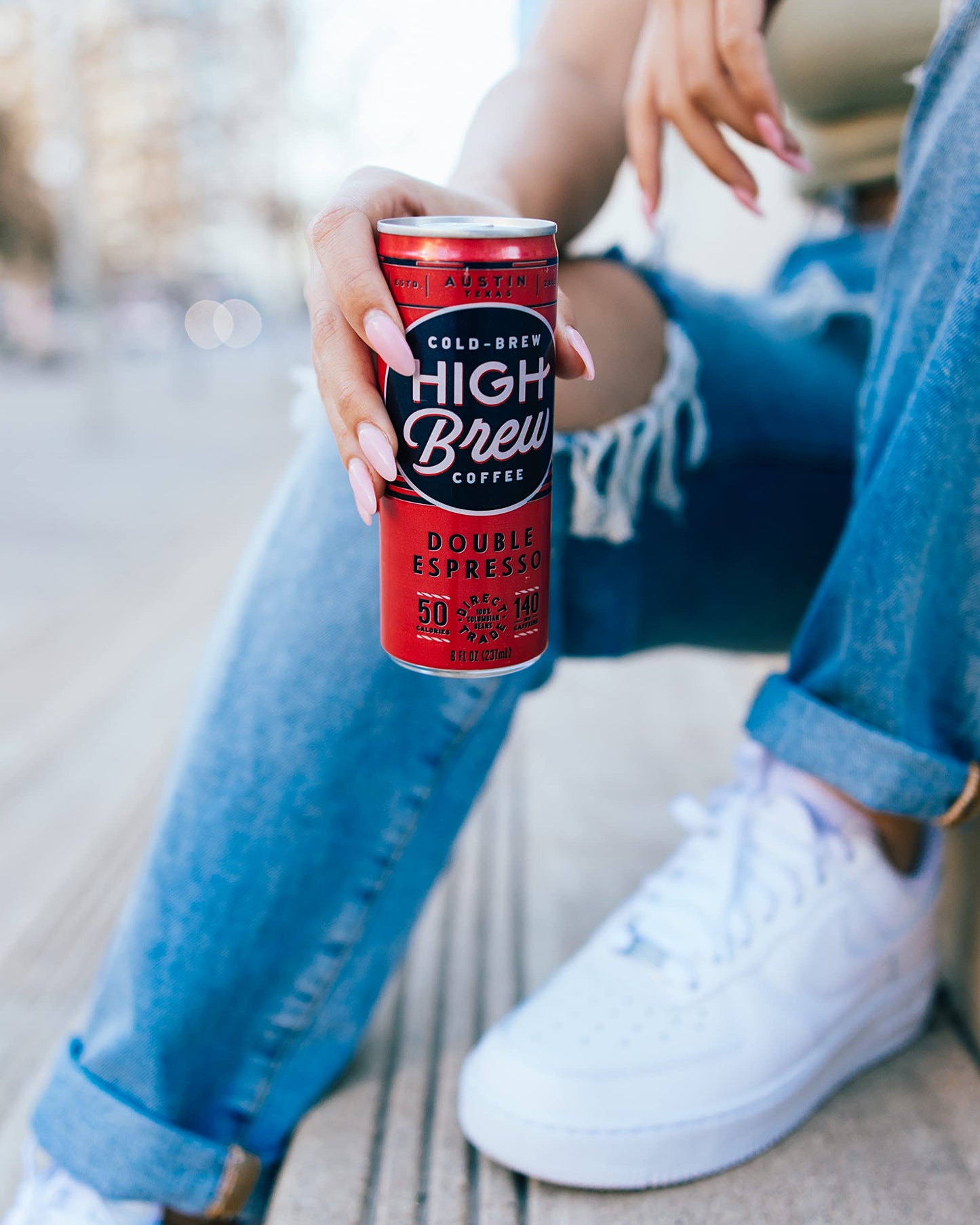 High Brew Coffee, Cold Brew, Double Espresso, 8 Fl Oz Can (Pack of 12) - Packaging May Vary