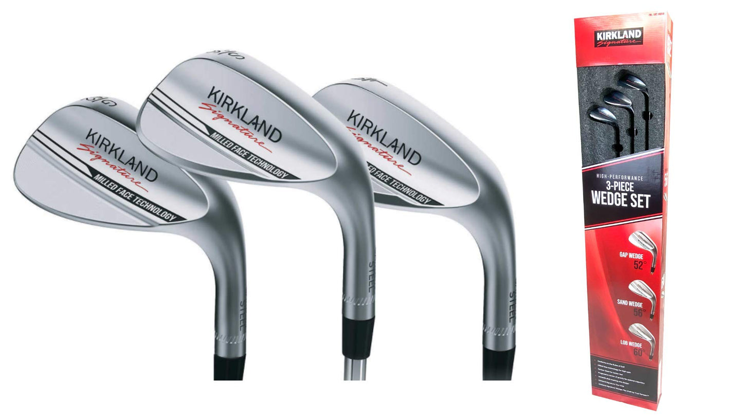 Kirkland Signature Unisex's Kirkland 3 Piece Golf Wedge Set Right Handed Sports Clubs, 116.33 x 23.62 x 7.37 cm