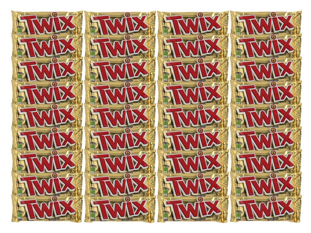 TJ18 Twix Chocolate Cookie Bars 36 Count of 1.79 Oz Bars