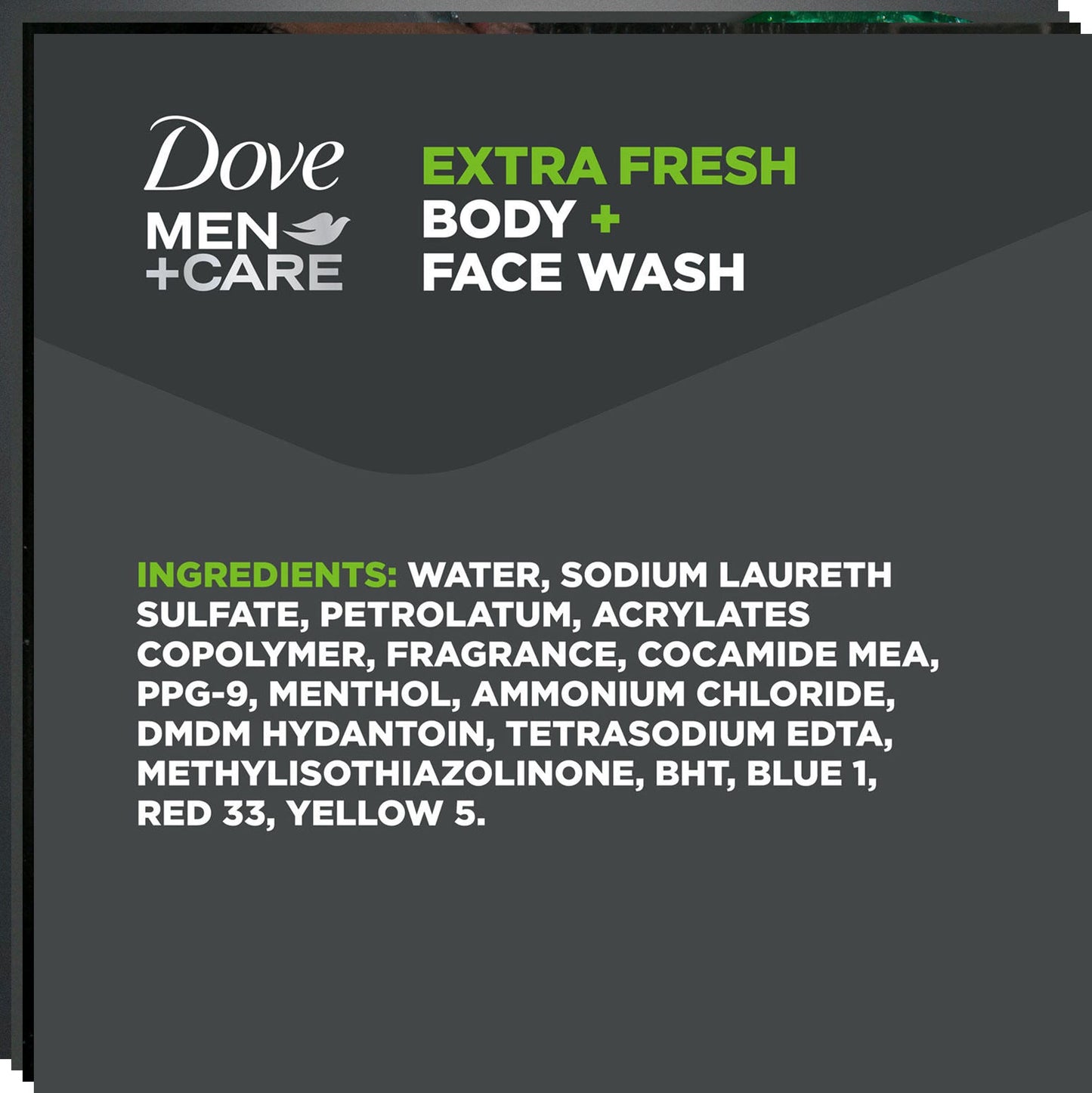 Dove Men+Care Body Wash, Extra Fresh, 30 Ounce (Pack of 2)