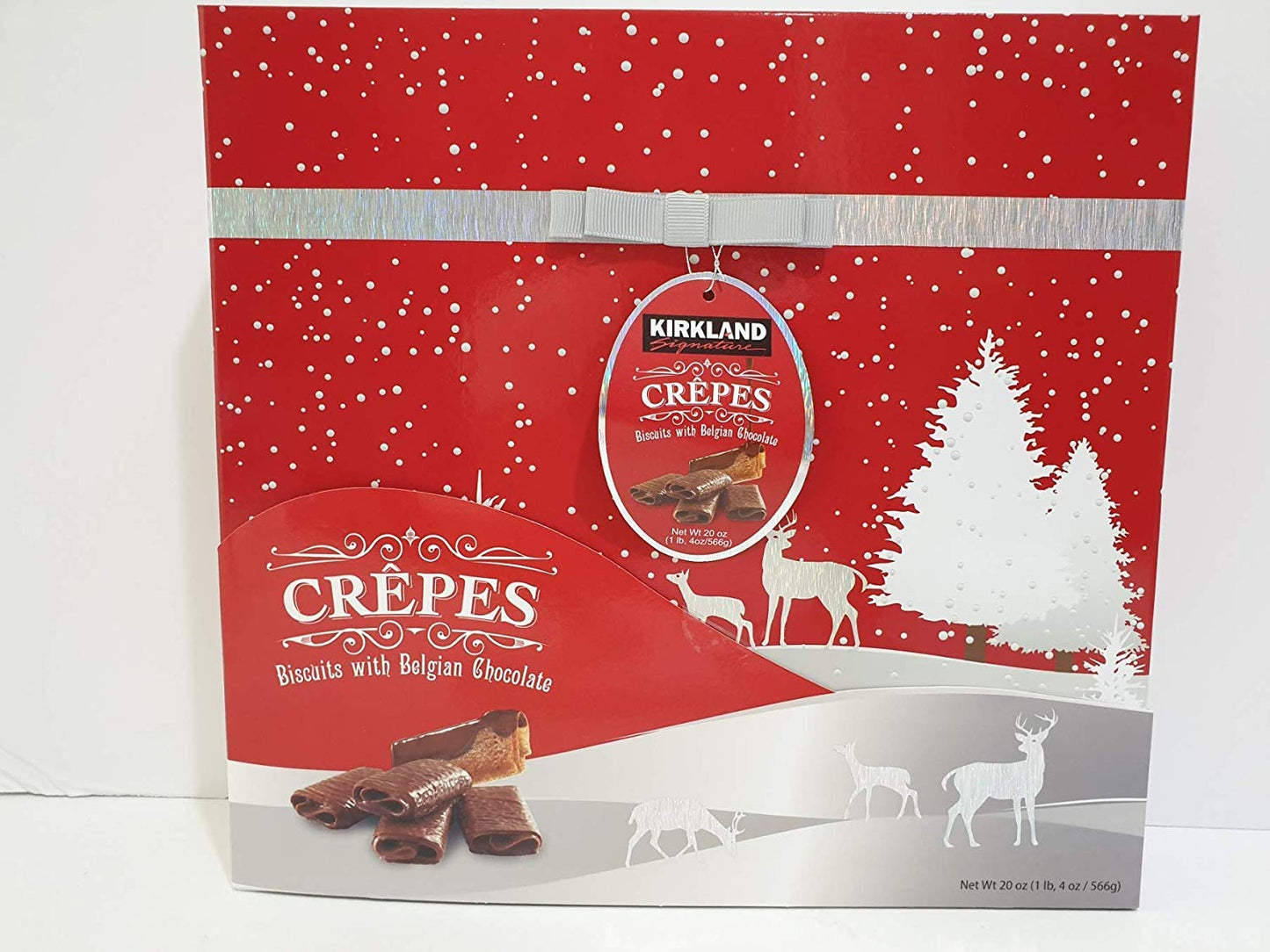 KIRKLAND SIGNATURE Crepes Biscuits With Chocolate 19.97 Oz, 20 Oz, Red / blue