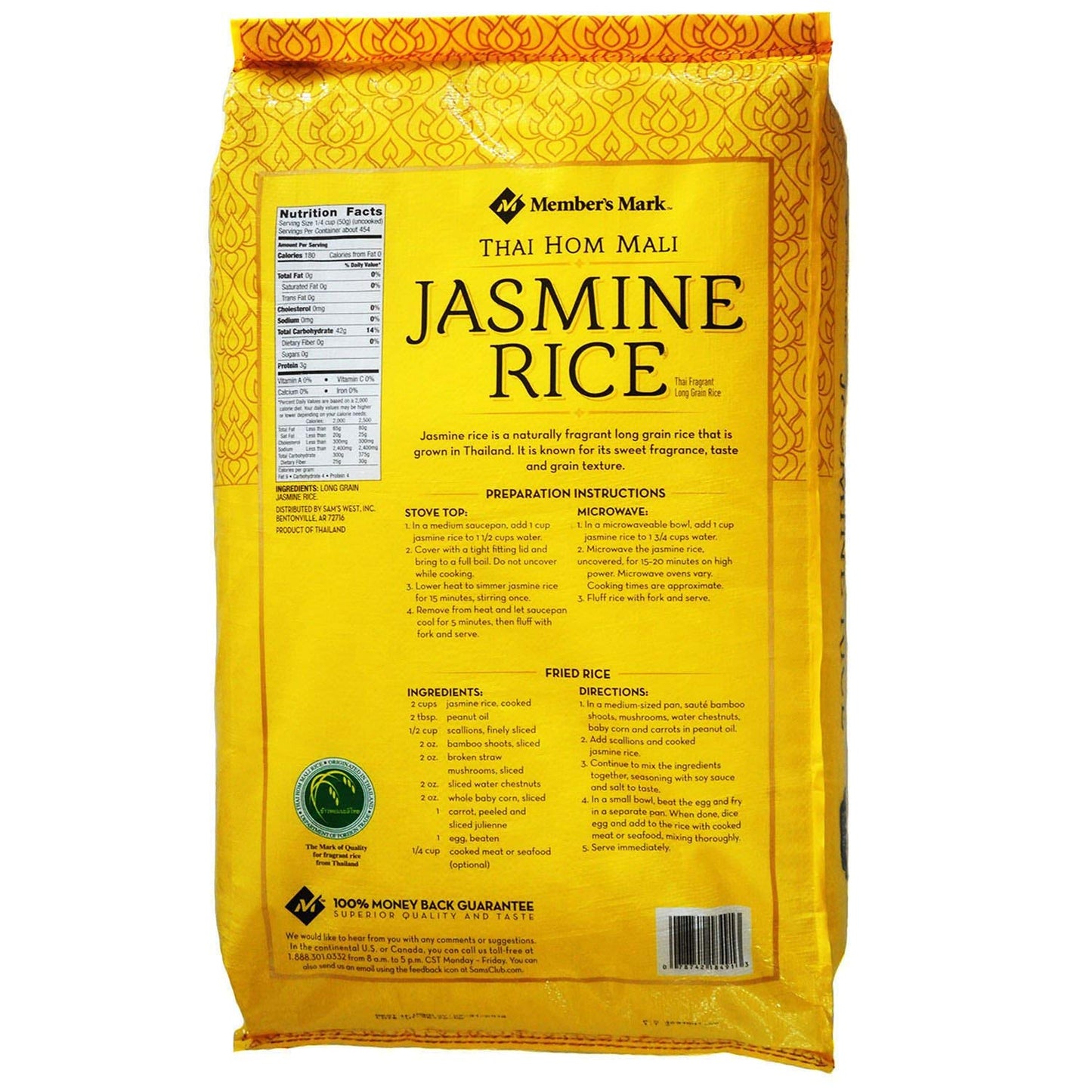Member's Mark Thai Jasmine Rice (50 lb.) - SCL