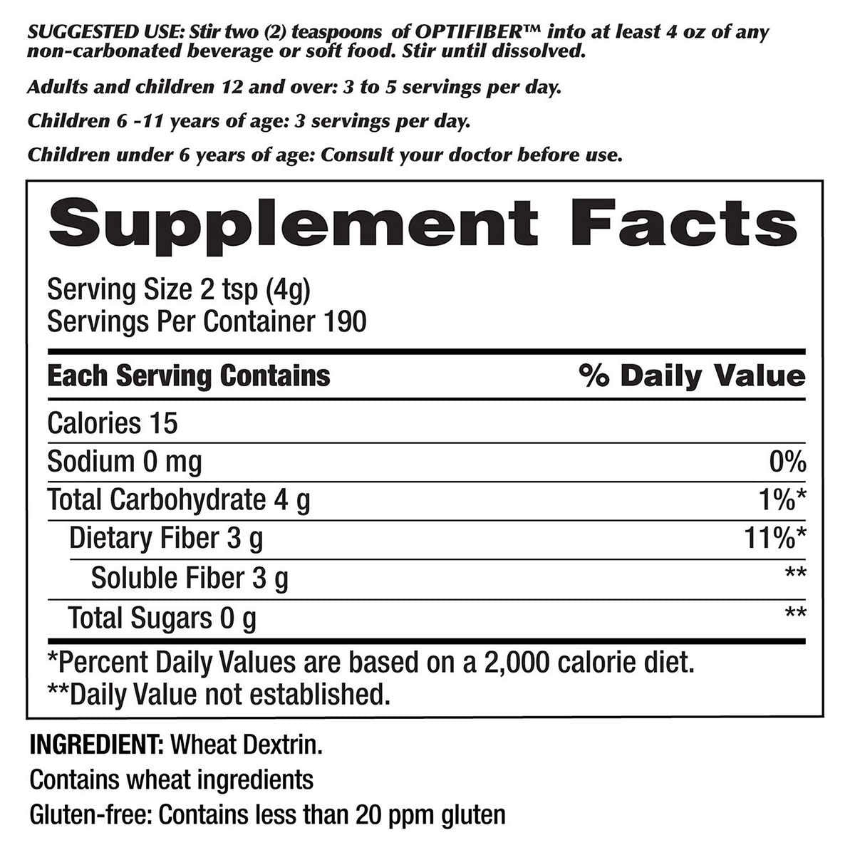 Kirkland Signature, Optifiber okusa 25.6 Ounces (Pack of 2)