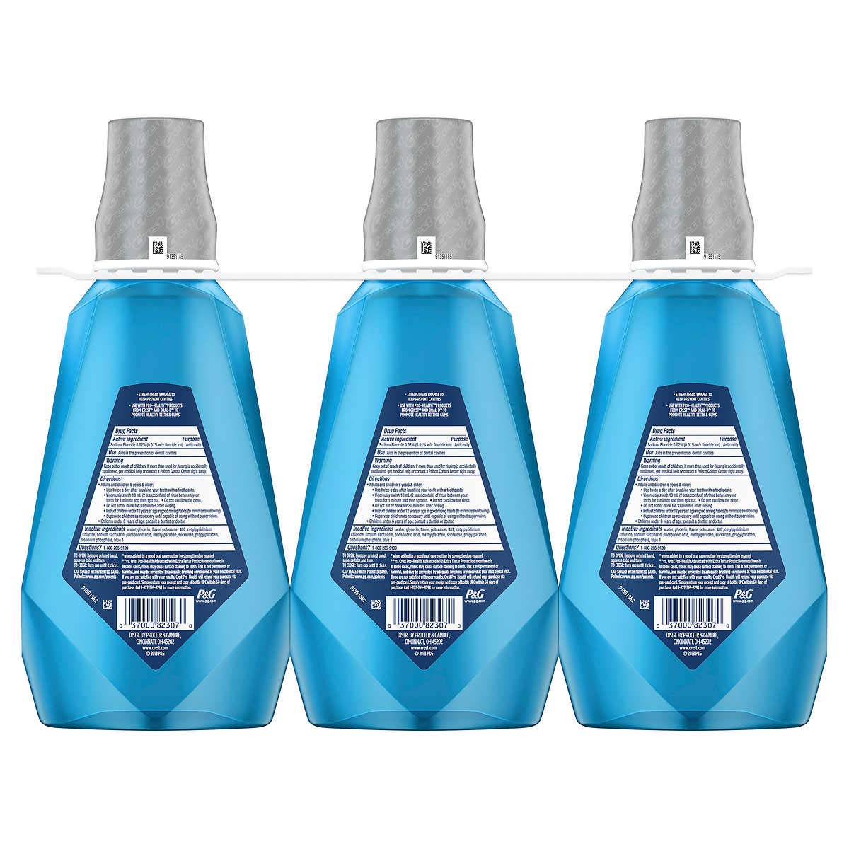 Extra New 379405 Crest Pro-Health Advantage Mouthwash Deep Clean 33.8 Oz (3-Pack) Oral Care Wholesale Bulk Health & Beauty Oral Care Lighters