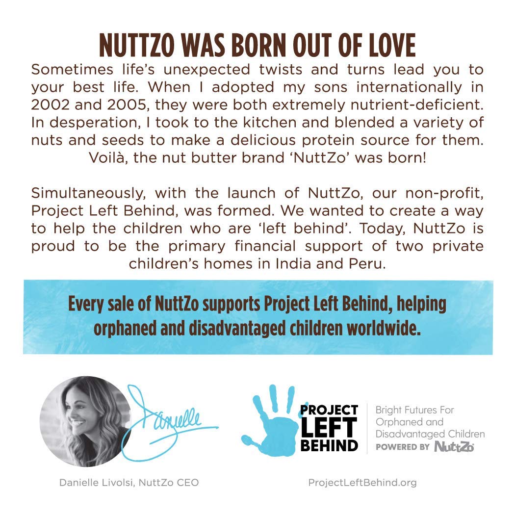 Organic NuttZo Power Fuel Smooth Mixed Nut Butter Spread | Cashews Almonds Brazil Nuts Flax Seeds Chia Seeds Hazelnuts Pumpkin Seeds | No Peanuts | Paleo Gluten Free Vegan Kosher| 1g Sugar, 6g Protein | 26 oz