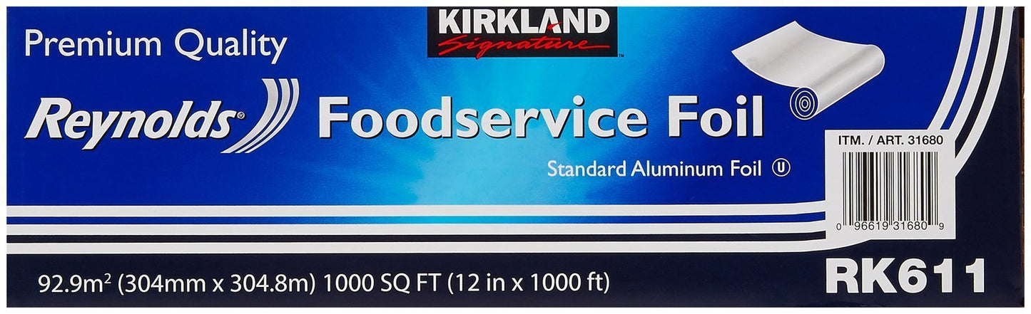 Kirkland Signature Standard Foil - 12 x 1000 feet