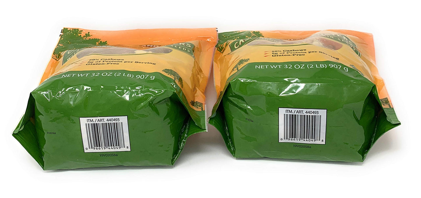 Signatures umcLJm Cashew Cluster with Almonds and Pumpkin seeds, 32 Ounce (2 Pack)