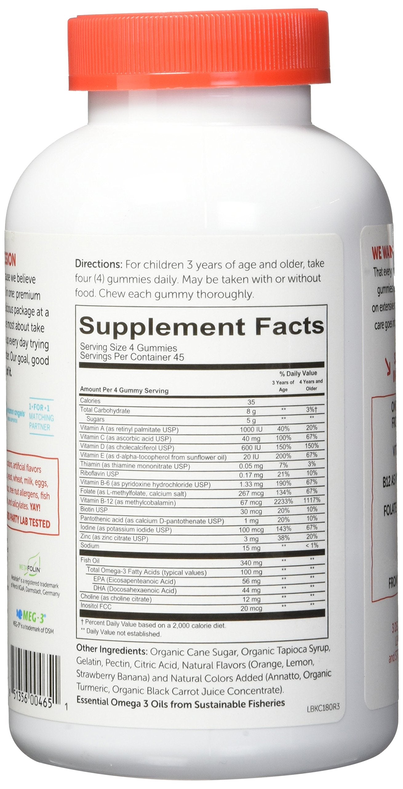 Smarty Pants Kids Complete Multi-Vitamin, 180 Gummies (1)