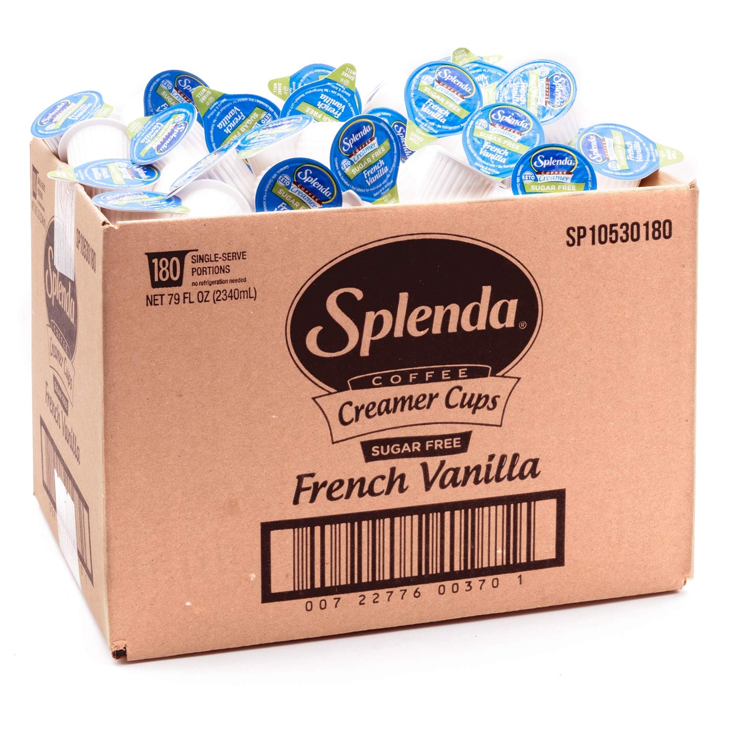 SPLENDA Low Calorie Single Serve Coffee Creamer Cups, Sugar Free French Vanilla, 180 Count