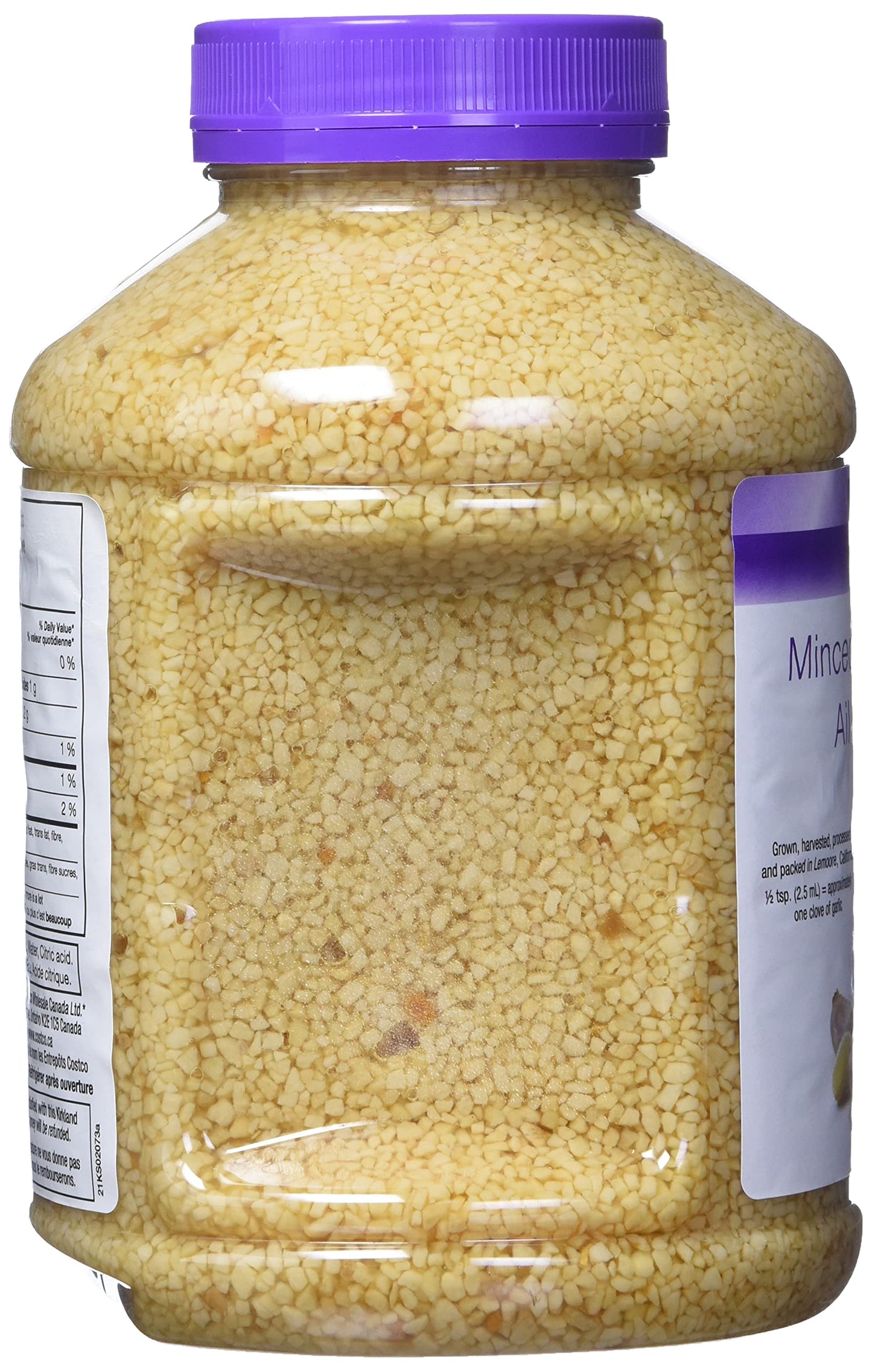 KIRKLAND SIGNATURE California Garlic, Minced 48 Ounce (581871)