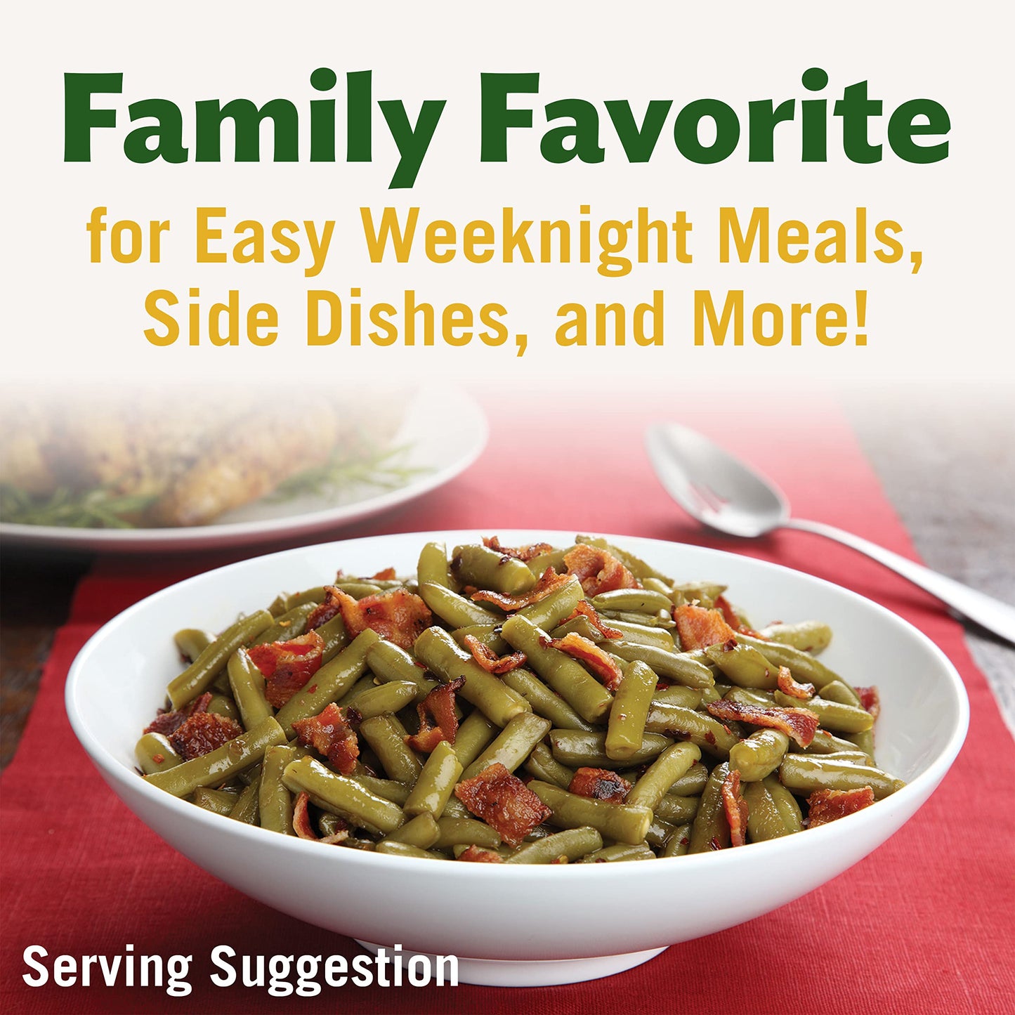 Del Monte Canned Fresh Cut Blue Lake Low Sodium Cut Green Beans, 14.5-Ounce (Pack of 12)