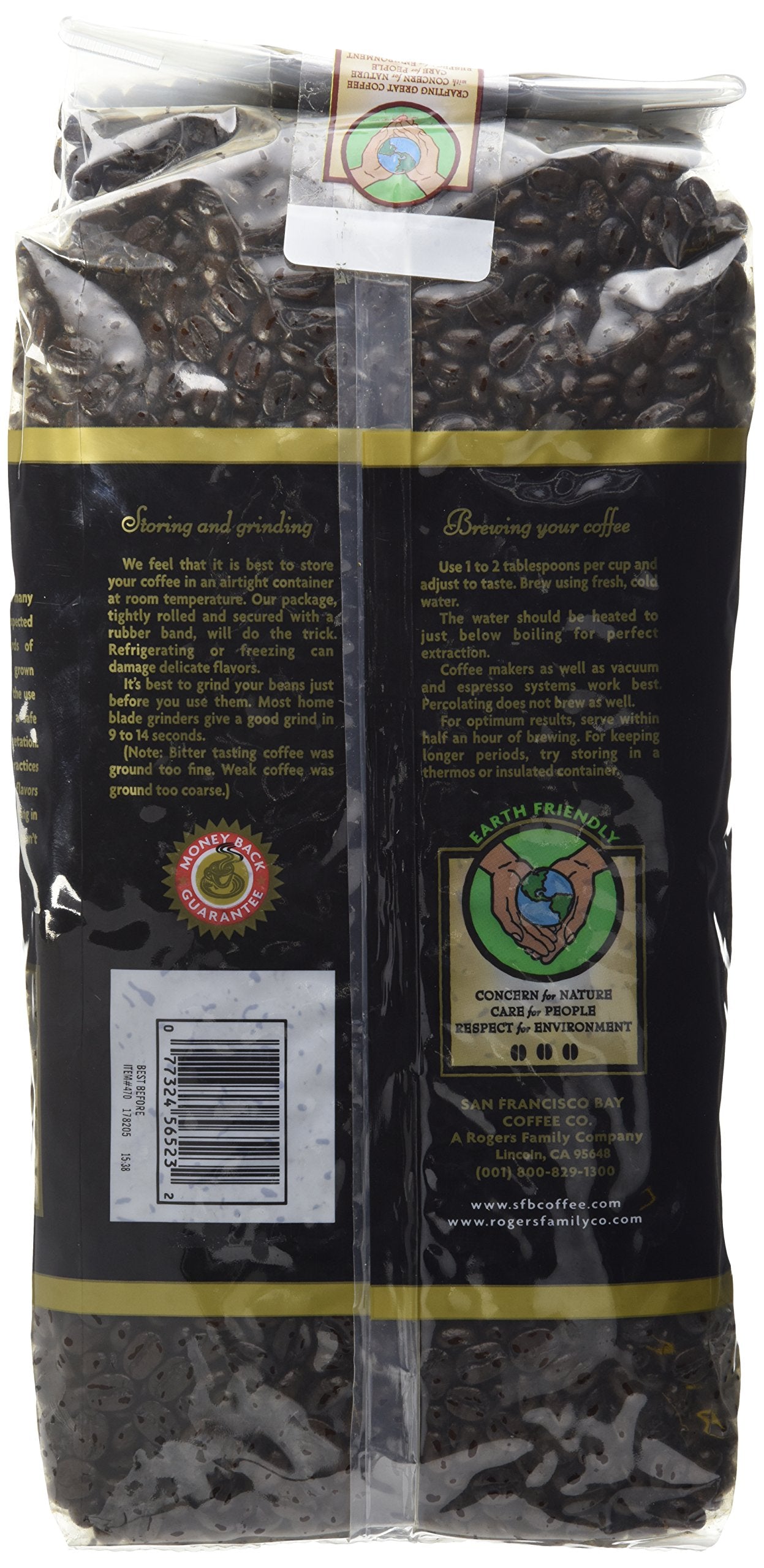 San Francisco Bay French Roast Fresh Whole Bean Coffee-3 Lbs