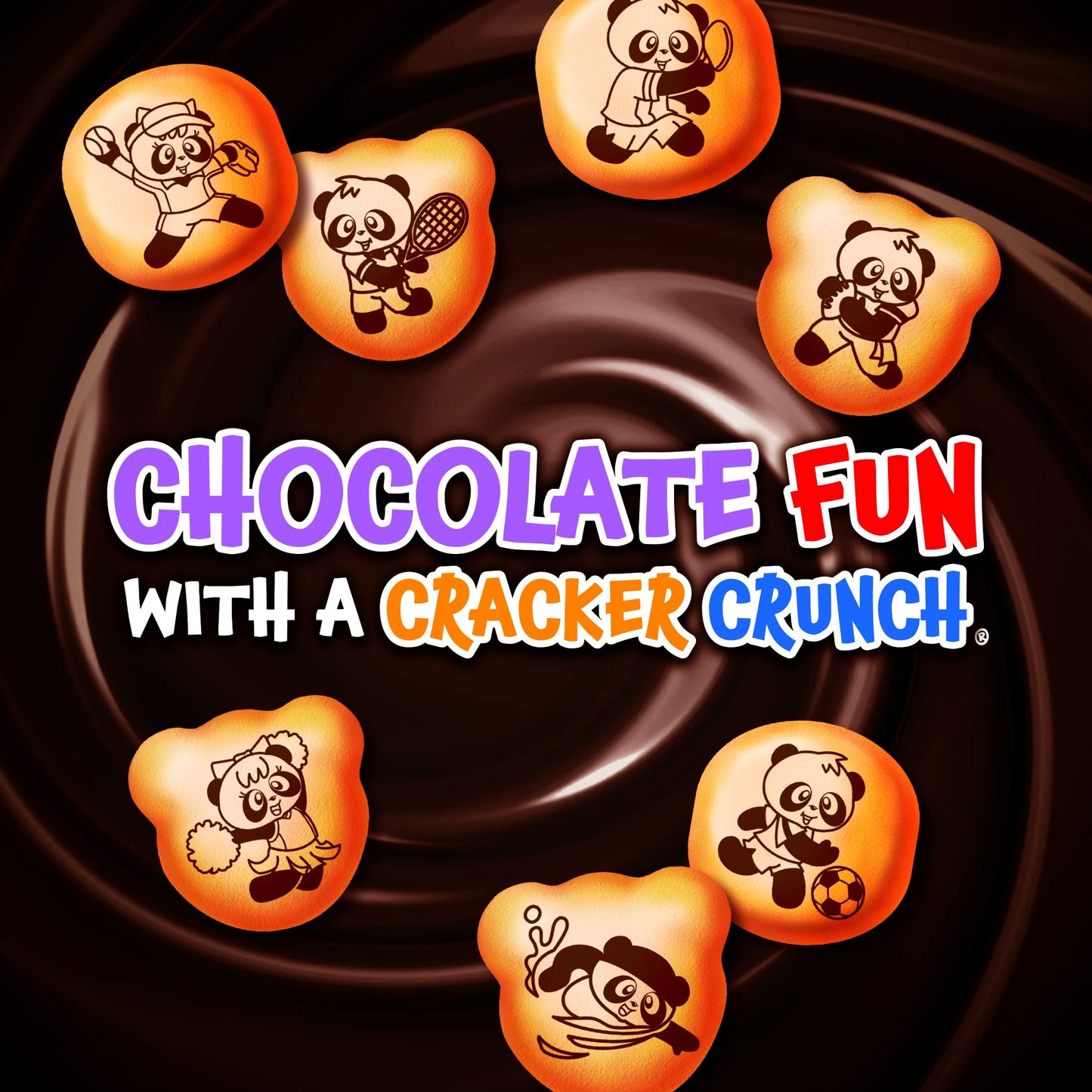 Meiji Hello Panda Cookies, Chocolate Cr�me Filled - 32 Count, 0.75oz Packages - Bite Sized Cookies with Fun Panda Sports