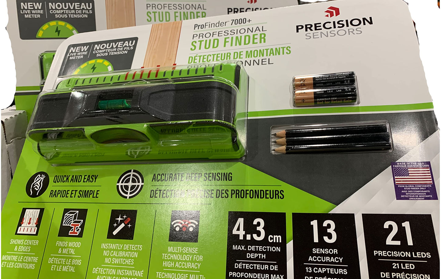 Precision Sensors ProFinder 7000+ Professional Stud Finder