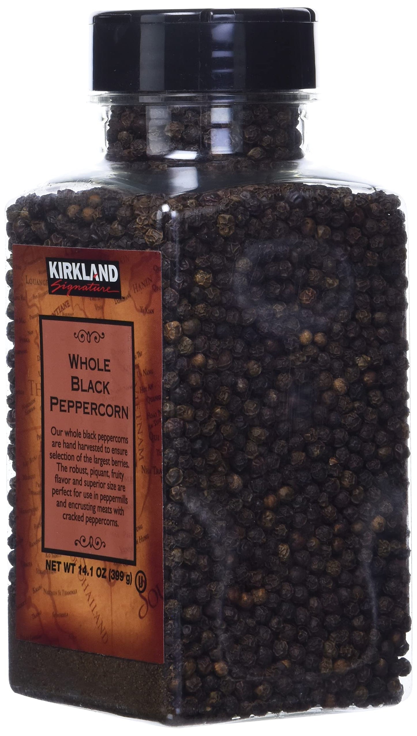 Kirkland Signature Whole Black Peppercorns, 14.1 oz