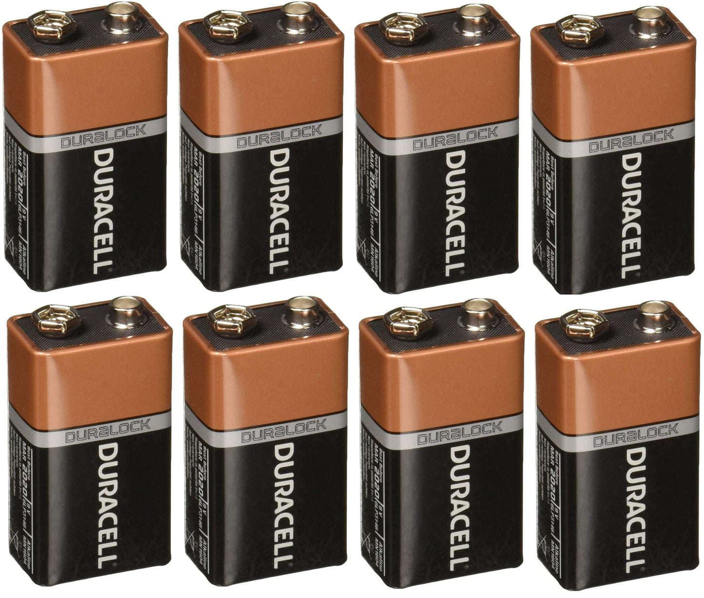 Duracell Coppertop Alkaline Batteries 9v
