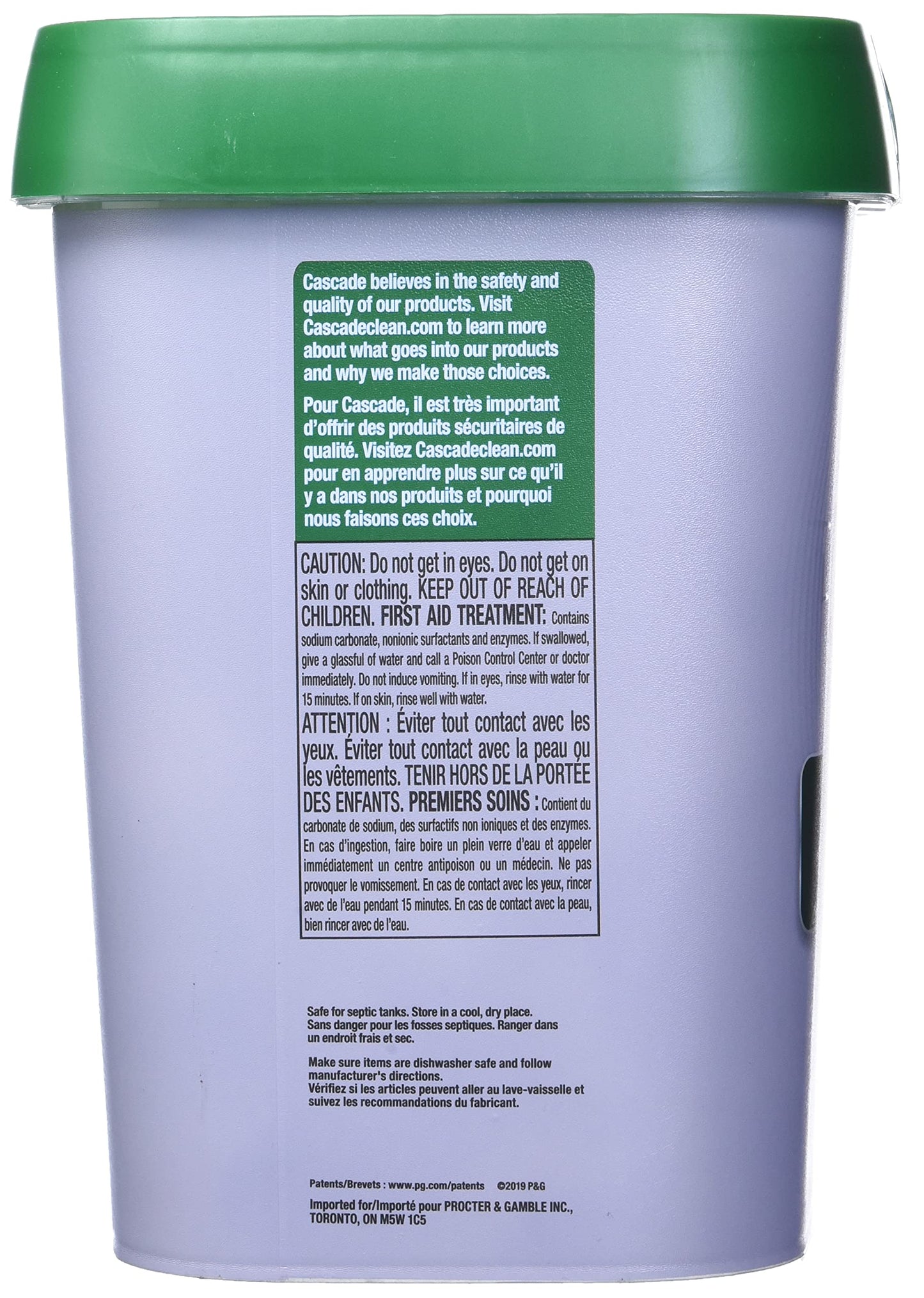 Cascade Platinum Dishwasher Detergent 92 Scent ActionPacs Net Wt 51.2 Ounce