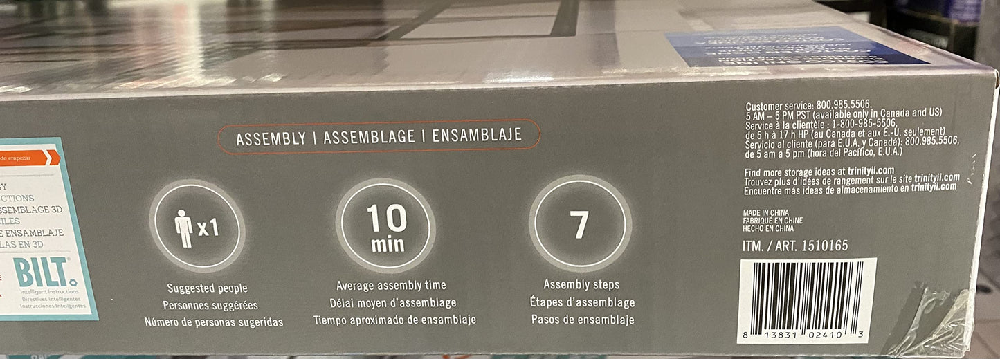 Trinity Shoe Bench with Wire Shelves