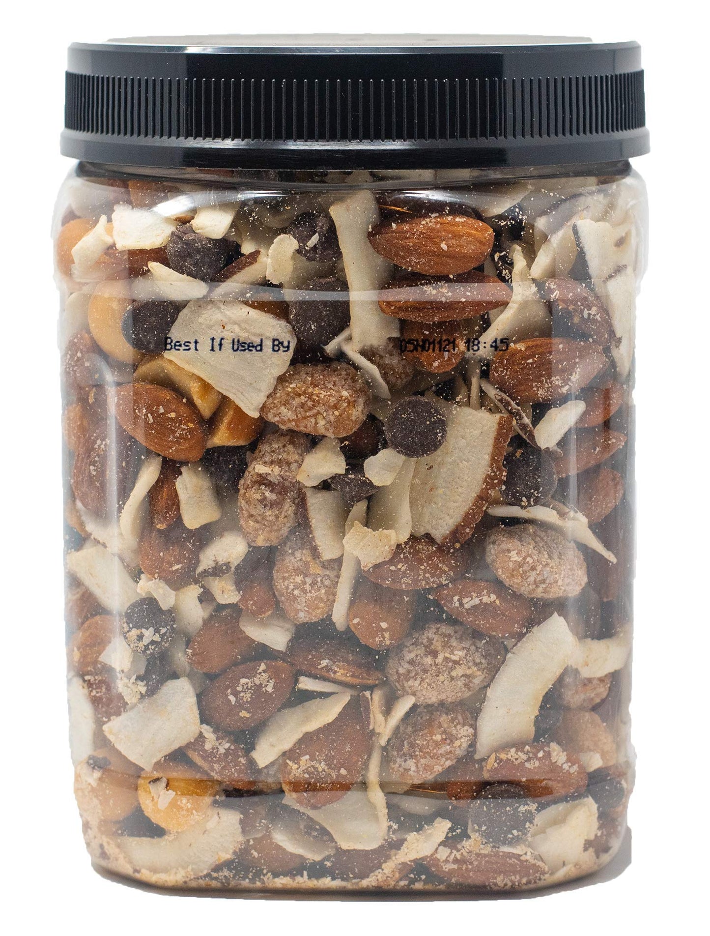 Hoody's Keto Trail Mix- Coconut & Dark Chocolate- Almonds, Coconut, Macadamia, Macaroon Flavored Almonds, Dark Chocolate Drops