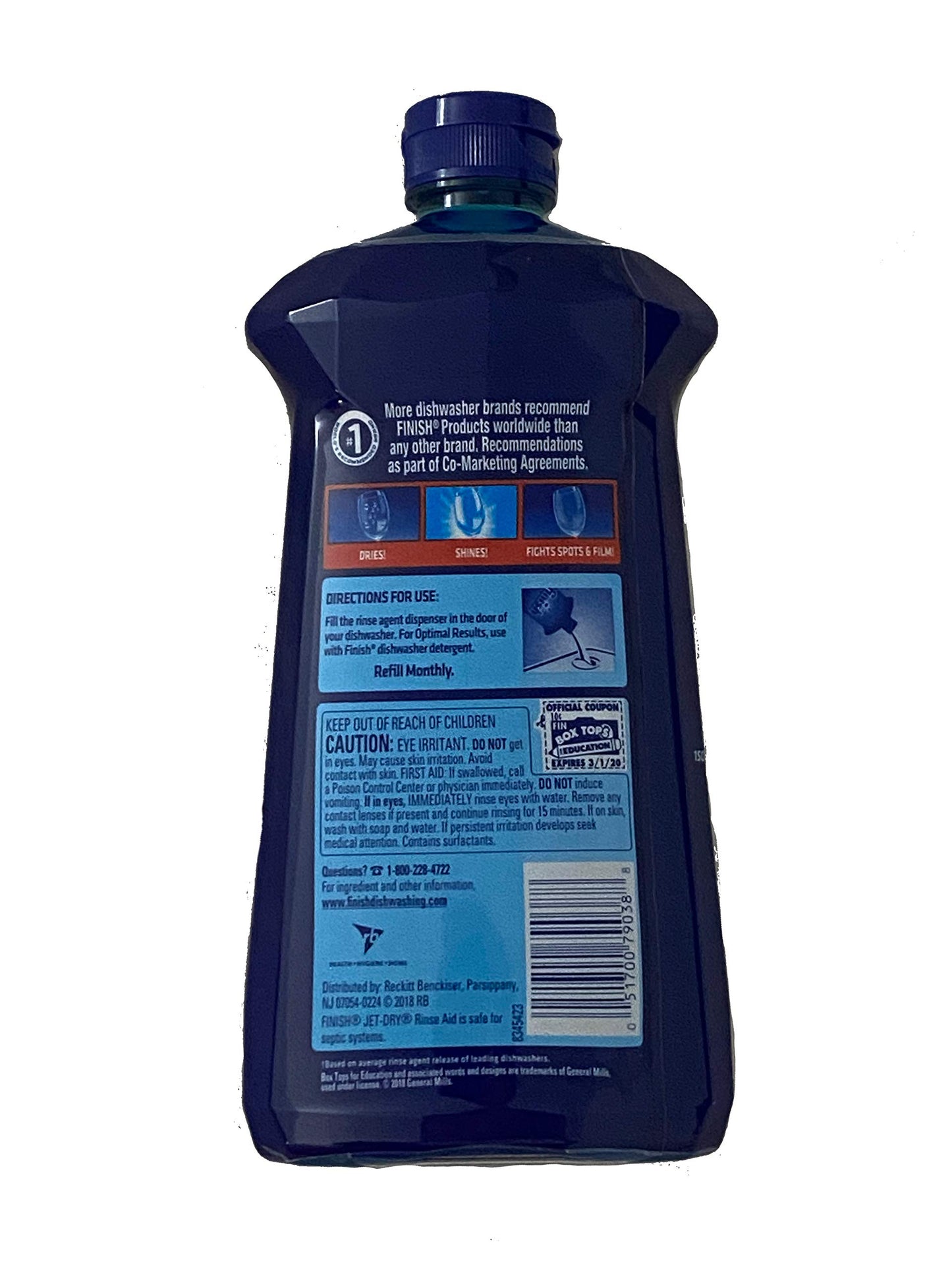 FINISH Rinse AID Jet-Dry Ultra 300 Washes 32 FL OZ (946ml)