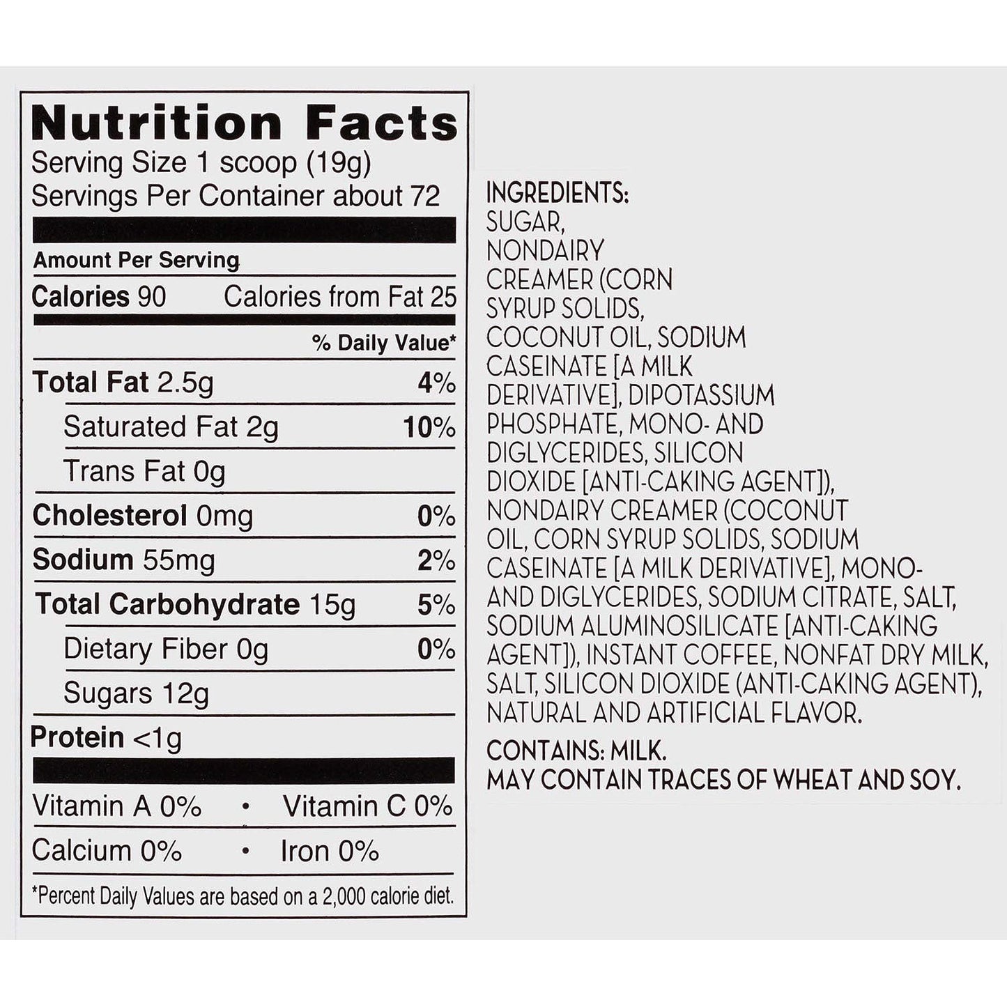 Member's Mark French Vanilla Cappuccino Beverage Mix 2Pack (48 oz Each)