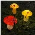 Infinity X1 Solar Landscape Light Glass Mushroom (3 Pack)