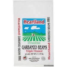 heartland and goya pinto, gabranzo black red beans (garbanzo beans, 25 lb)