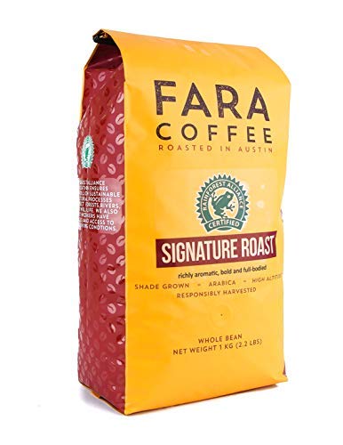 Fara Coffee, Whole Bean (Signature Roast, (Medium/Dark), 2.2 Lb)