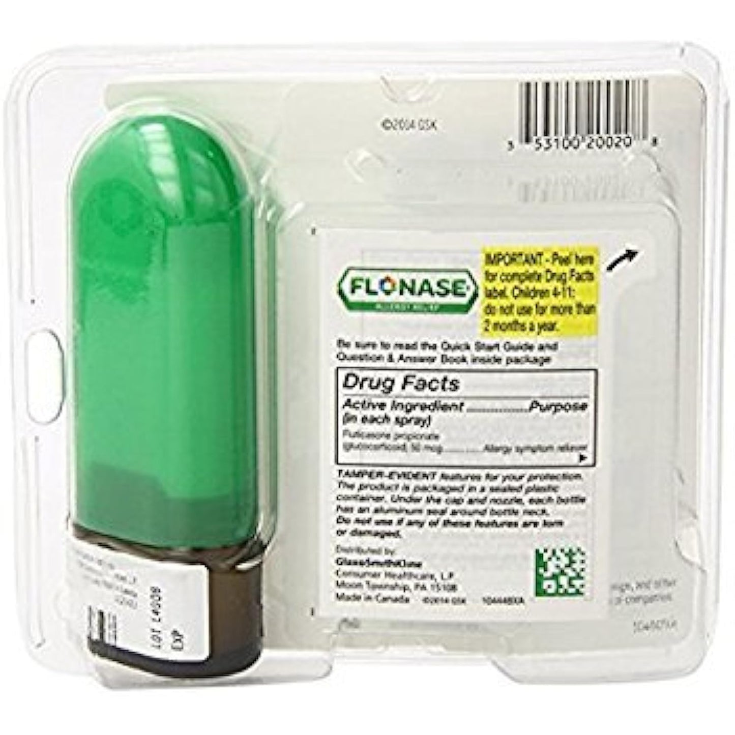 Flonase Allergy Relief Nasal Spray - 120 Metered Sprays - (Pack of 3) - Total 360 Sprays